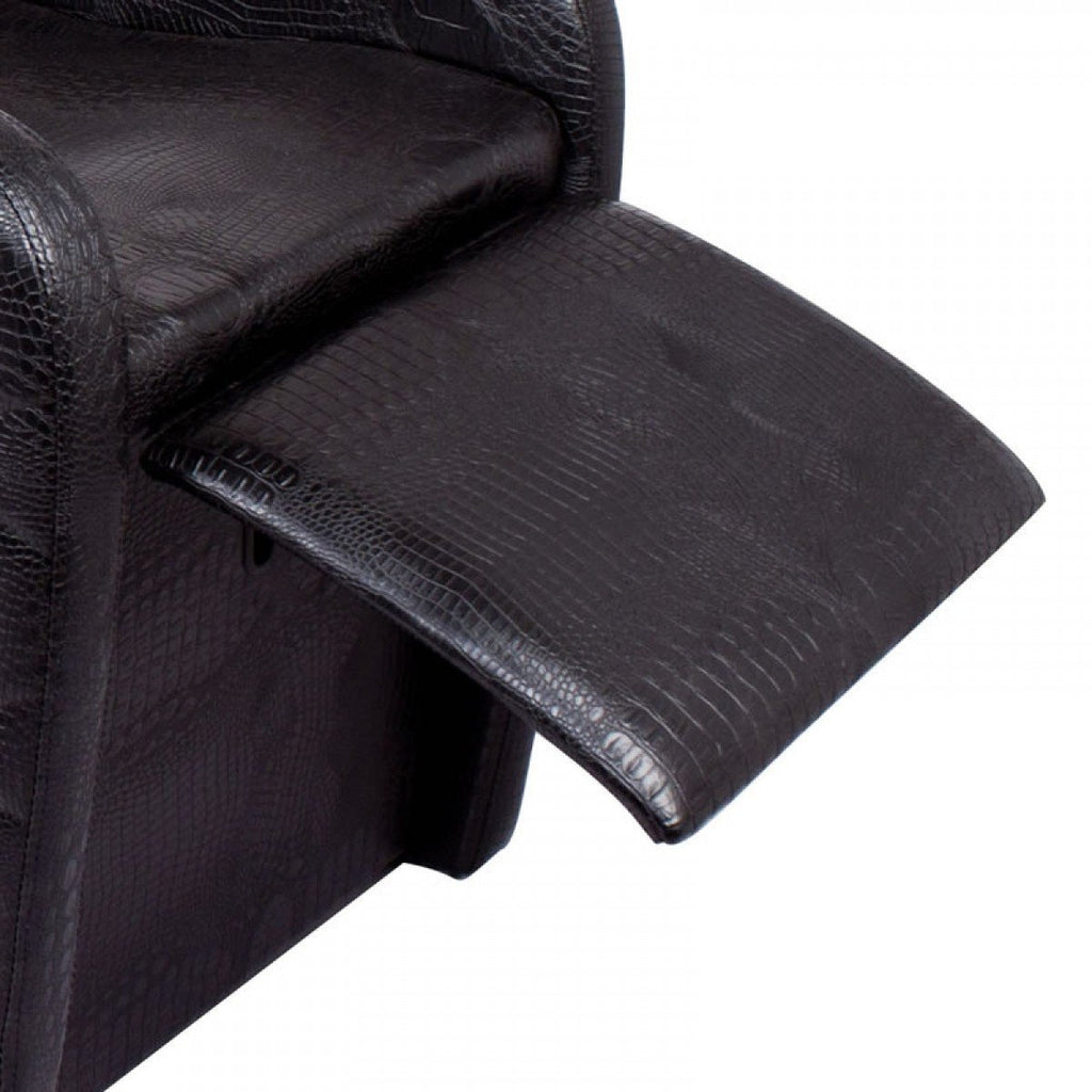 GABRIELLE Shampoo Backwash Unit in Black Crocodile (Free Shipping) AGS Beauty - Backwashes