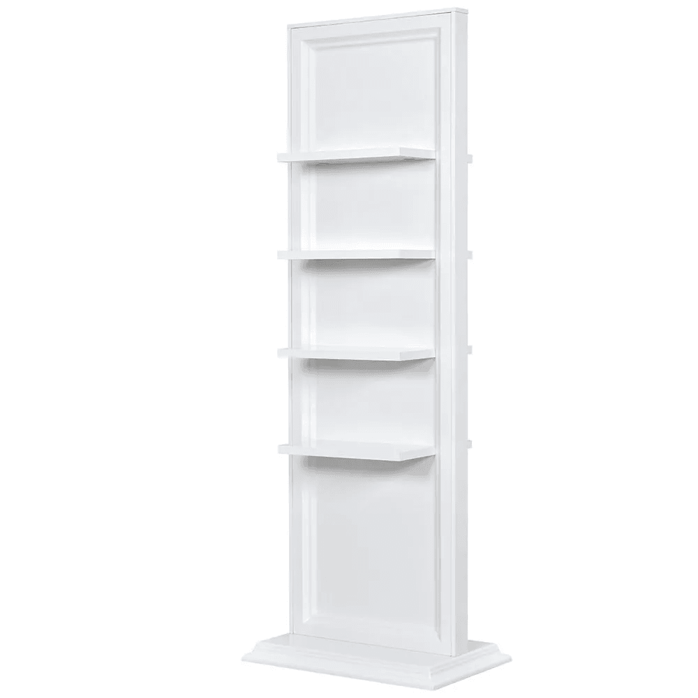 Gondola Free Standing Double Retail Display Shelf White DIR - Retail Displays