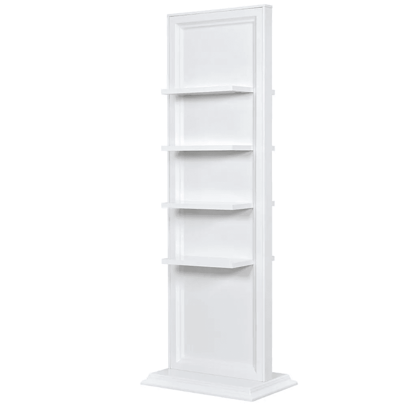 Gondola Free Standing Double Retail Display Shelf White DIR - Retail Displays