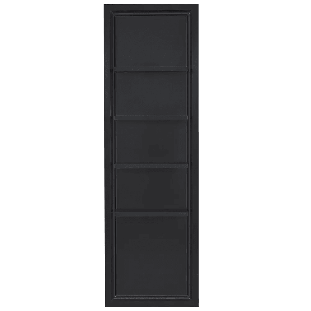 Gondola Single Retail Display Shelf Black DIR - Retail Displays