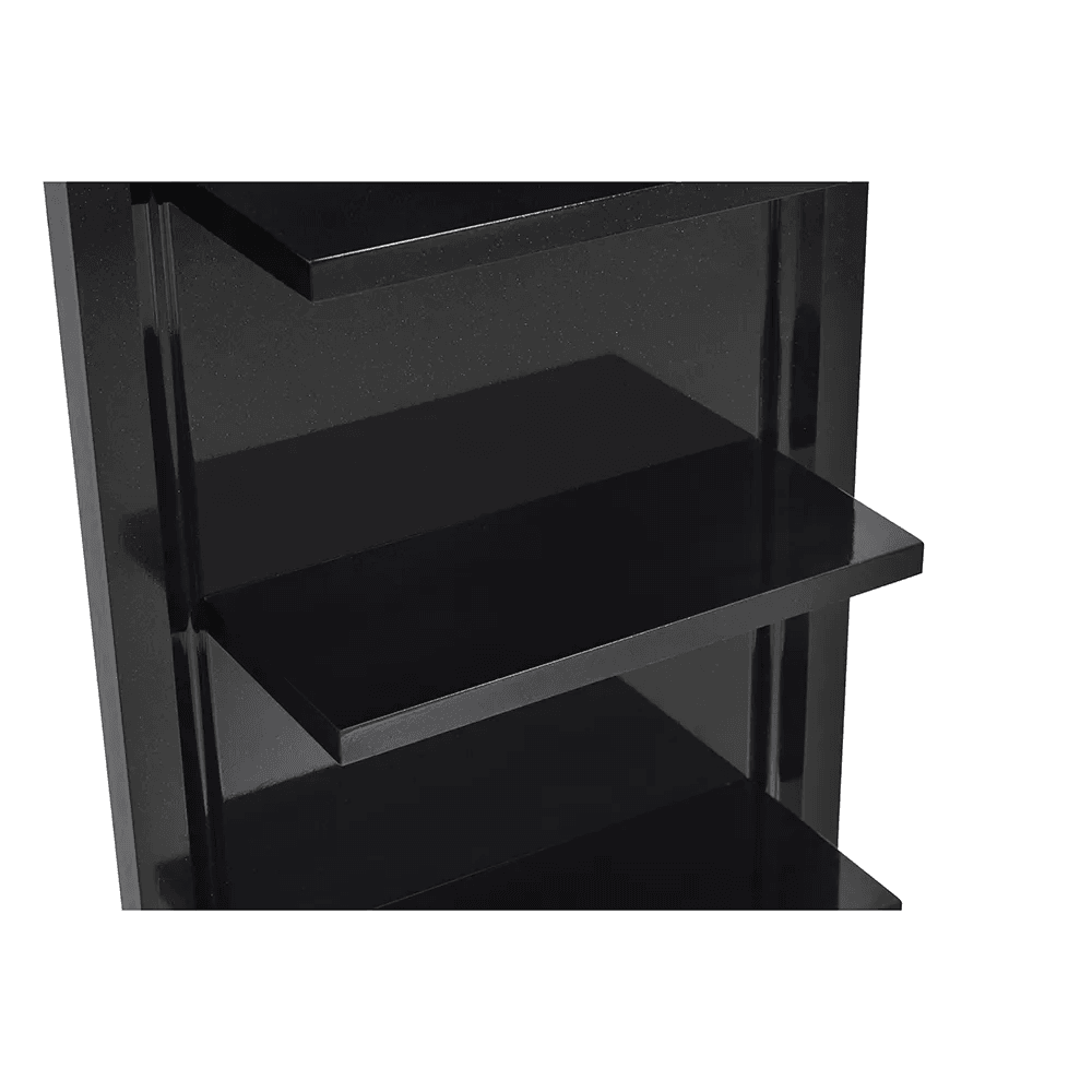 Gondola Single Retail Display Shelf Black DIR - Retail Displays