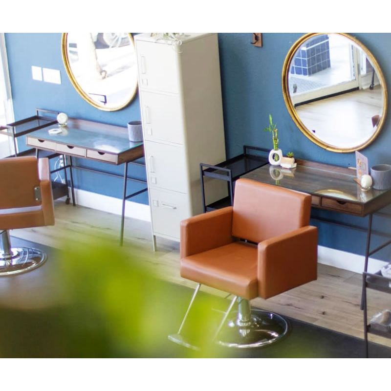 Grand Cannon Extra Large Salon Chair in Chestnut AGS Beauty - Styling Chairs