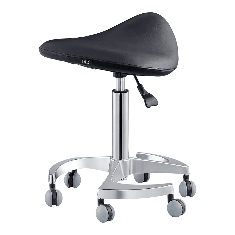 Harmony Saddle Black Stool - Stools