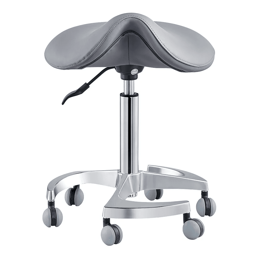 Harmony Saddle Grey Stool - Stools