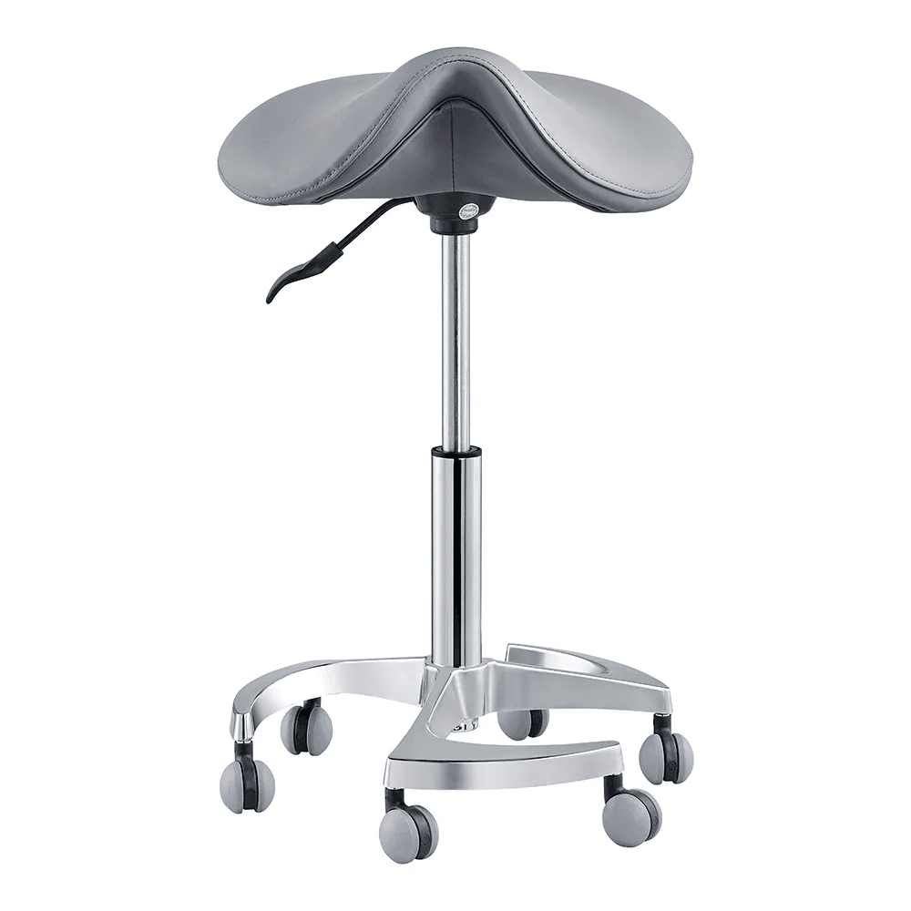 Harmony Saddle Grey Stool - Stools