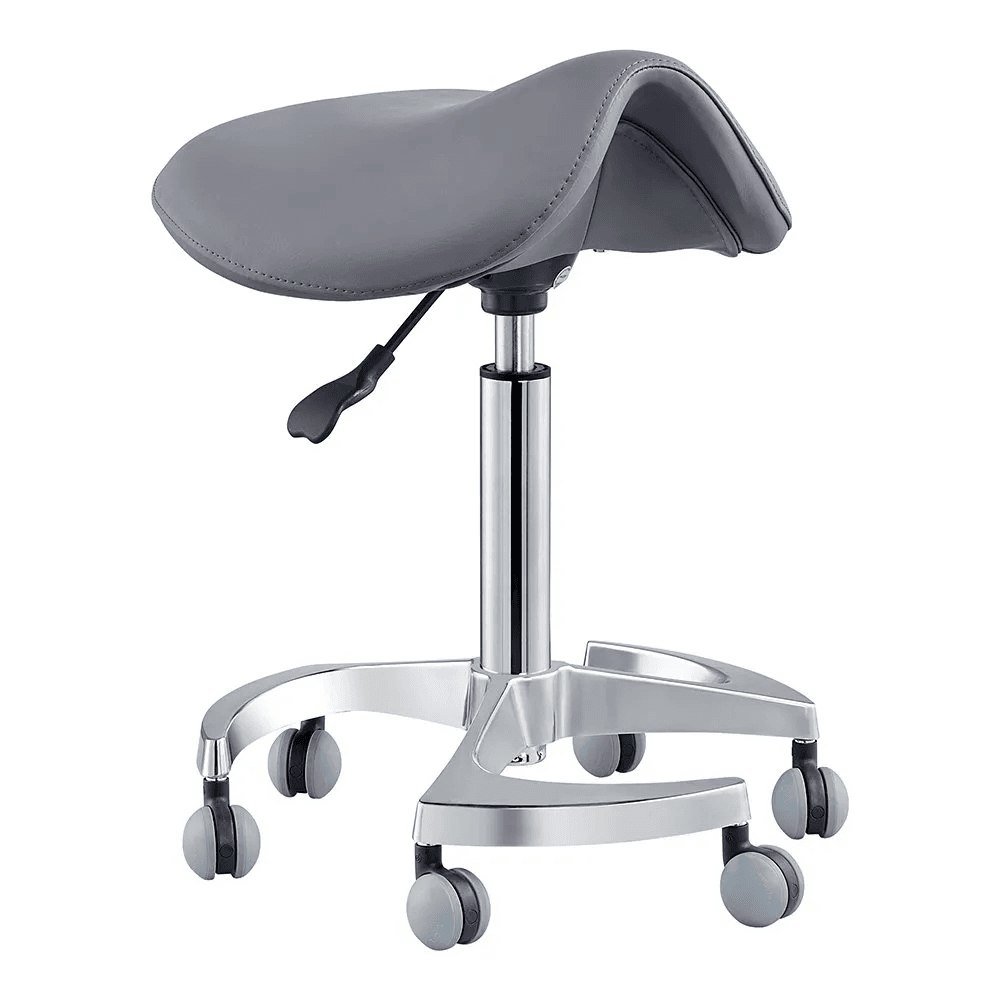 Harmony Saddle Grey Stool - Stools