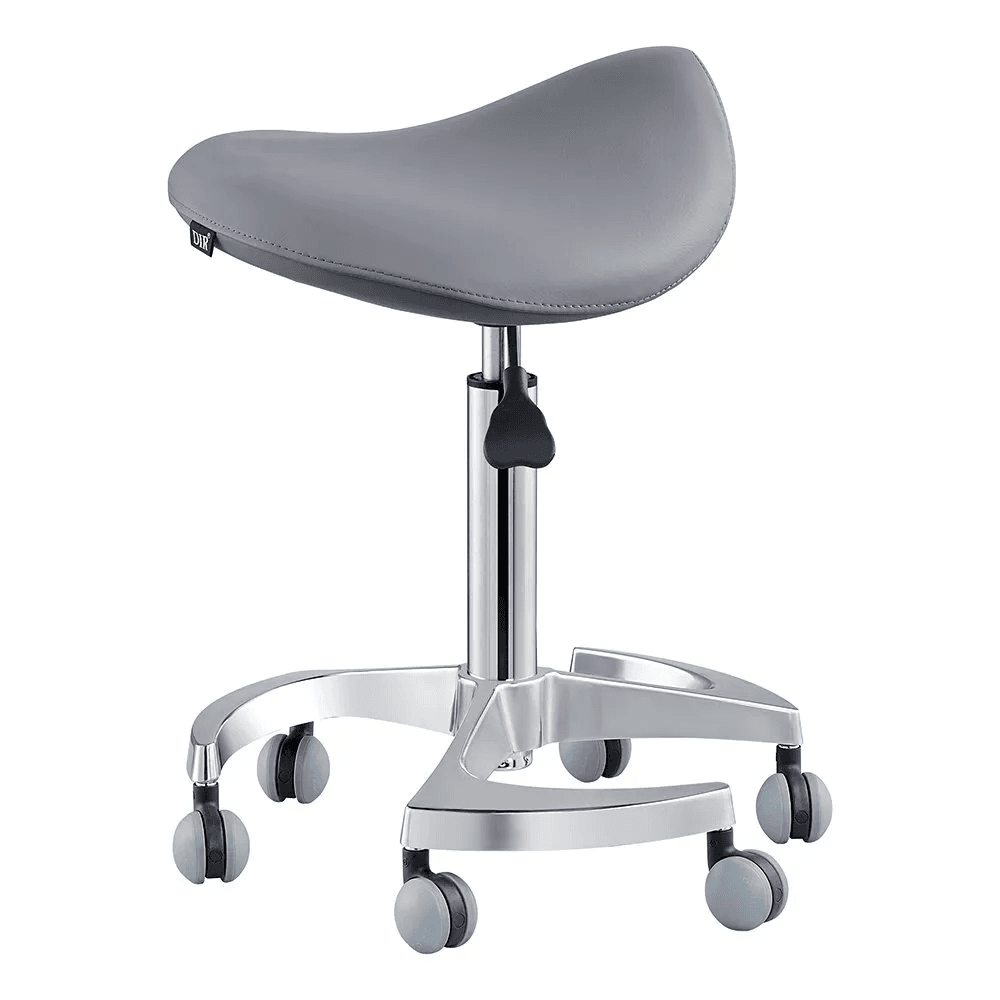 Harmony Saddle Grey Stool - Stools