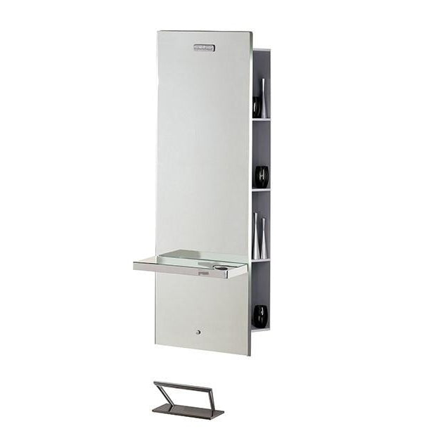 Lunar Mirror Styling Station w/ Storage Salon Ambience - Styling Stations