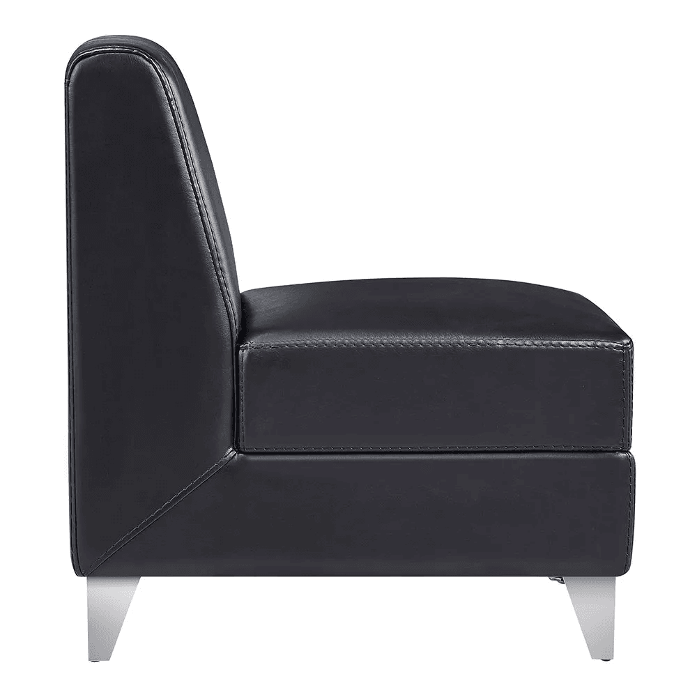 Magic Cubo Waiting Bench - 1 Seat Black DIR - Waiting Benches