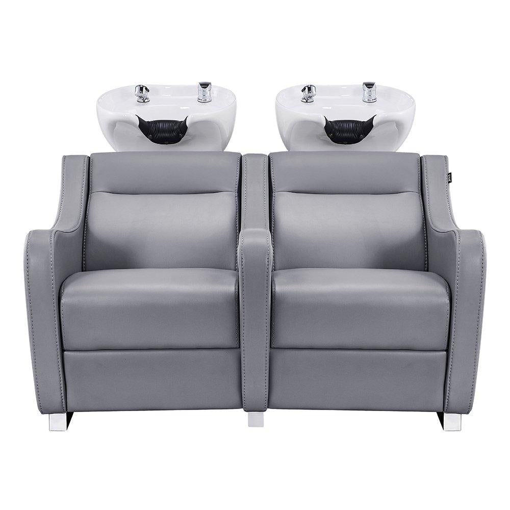 Majestic Shampoo Backwash Unit Double Seats Grey DIR - Backwashes