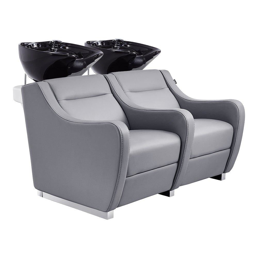 Majestic Shampoo Backwash Unit Double Seats Grey DIR - Backwashes
