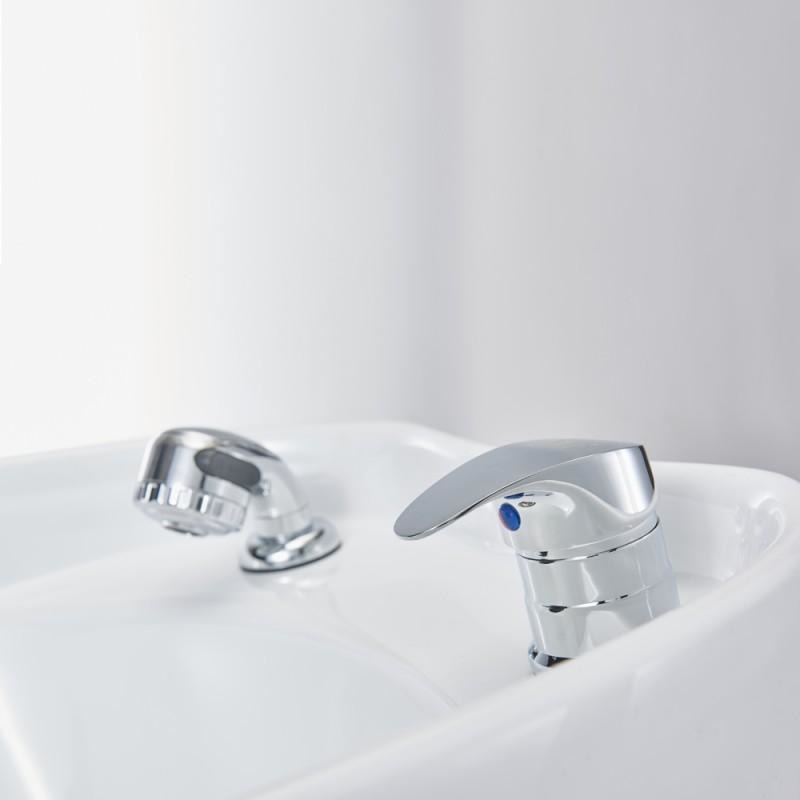 Massage backwash with reclining backrest and Styling Chair - Salon Package 7903-1902 - Salon & Spa Package Sale