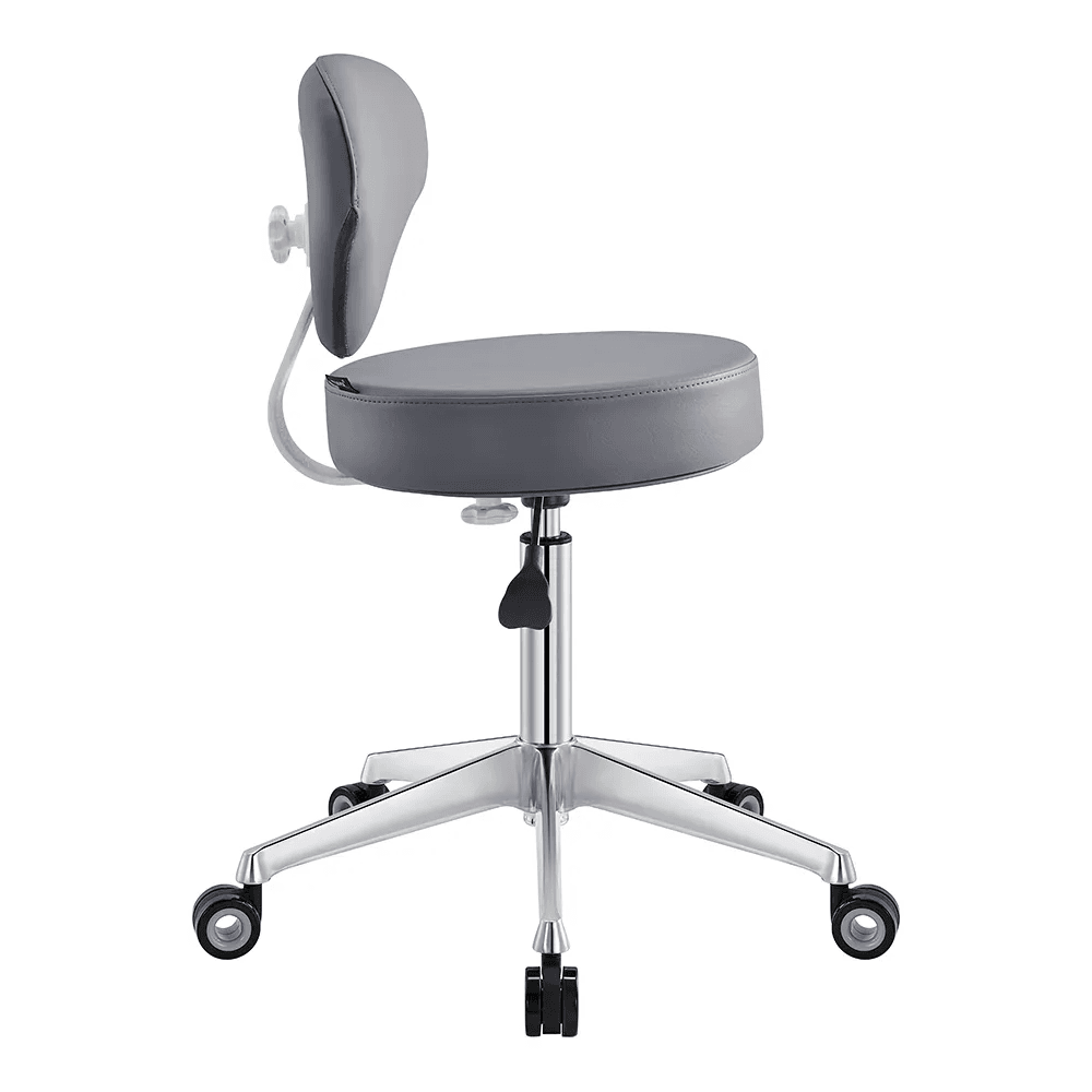 Medical Salon Stool Grey DIR - Stools