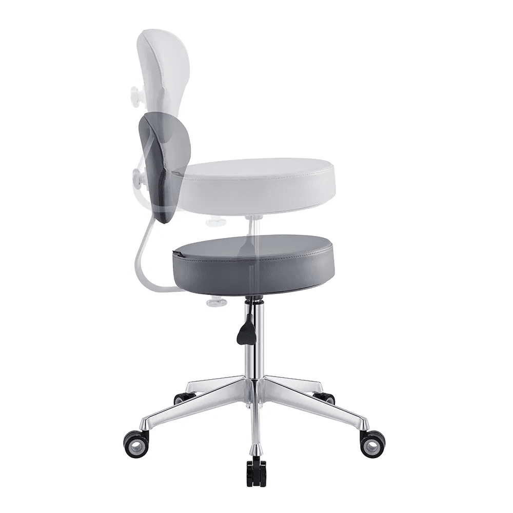 Medical Salon Stool Grey DIR - Stools