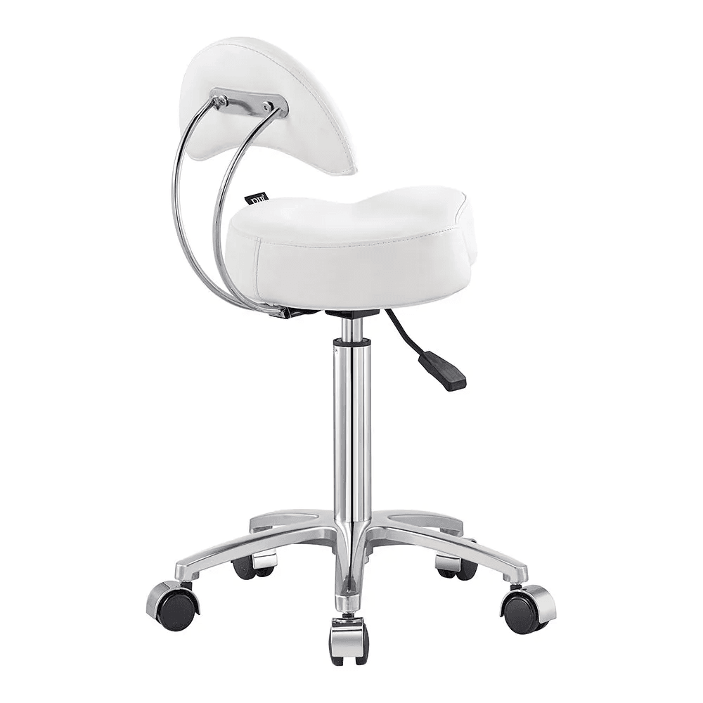 Medusa Salon Stool White DIR - Stools