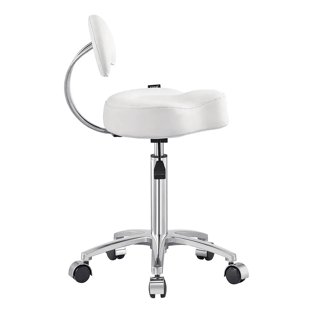 Medusa Salon Stool White DIR - Stools