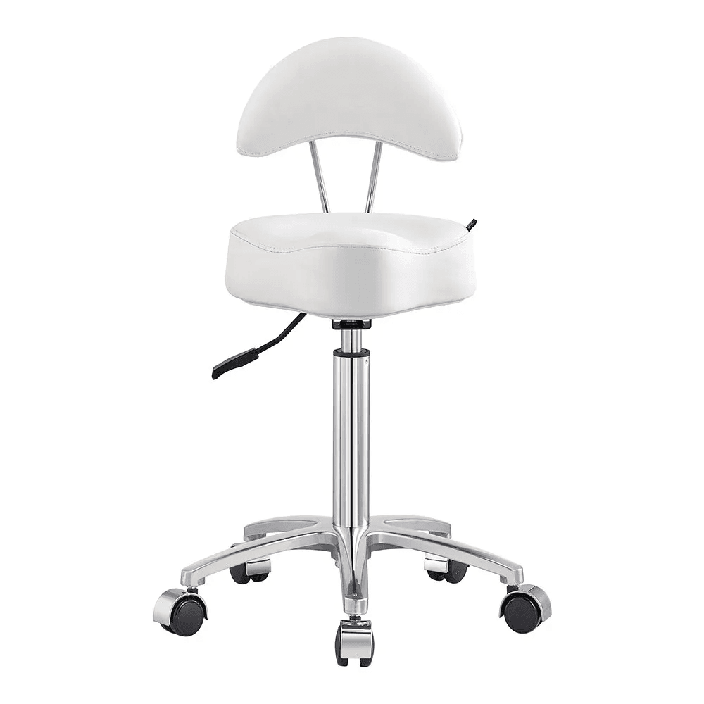 Medusa Salon Stool White DIR - Stools