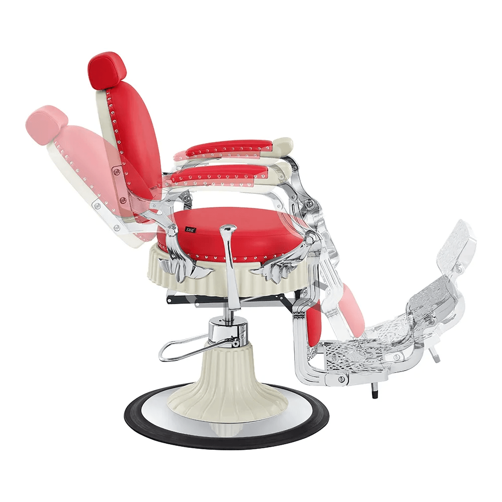 Mikado Barber Chair Red DIR - Barber Chairs