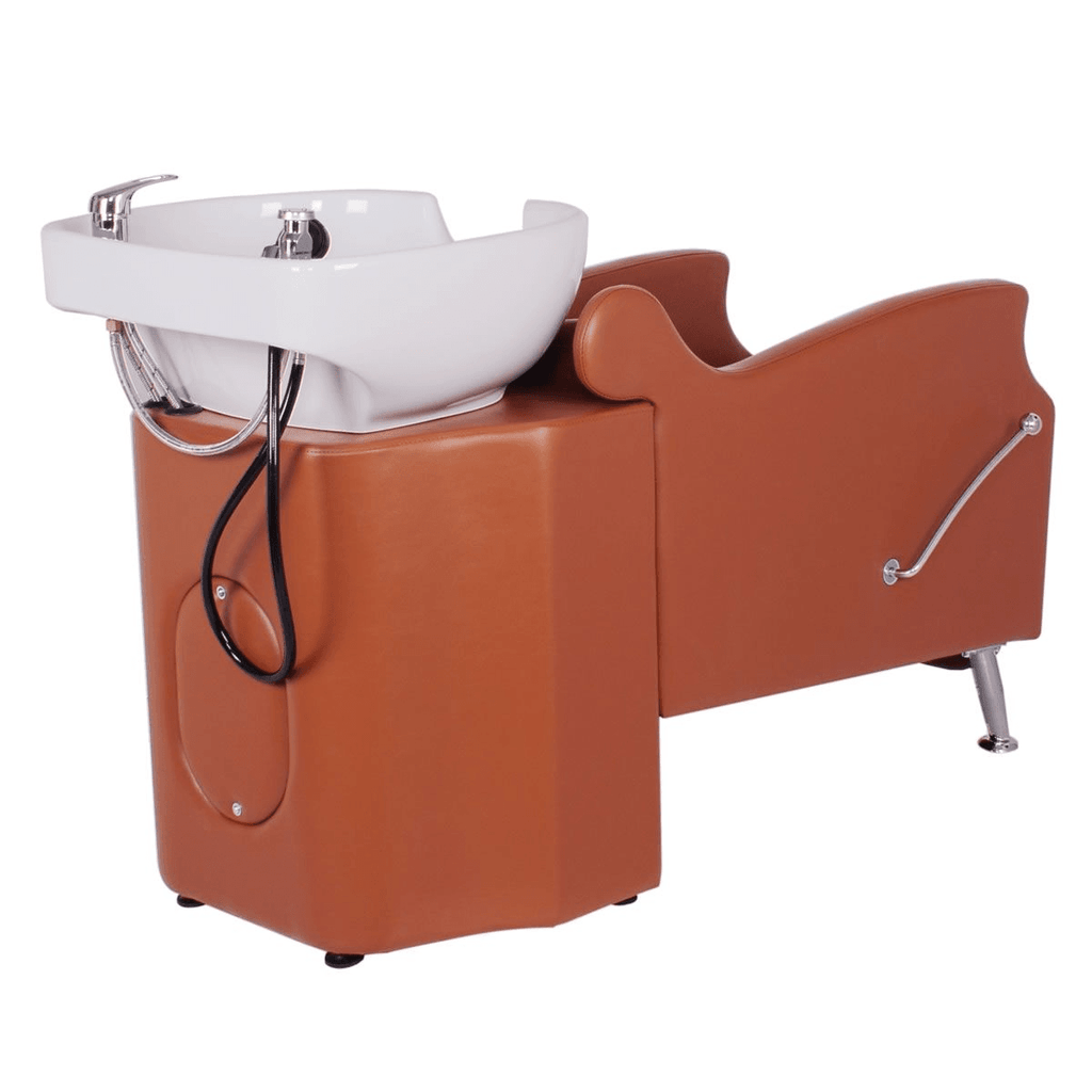 Mississippi Shampoo Backwash Unit in Chesnut AGS Beauty - Backwashes