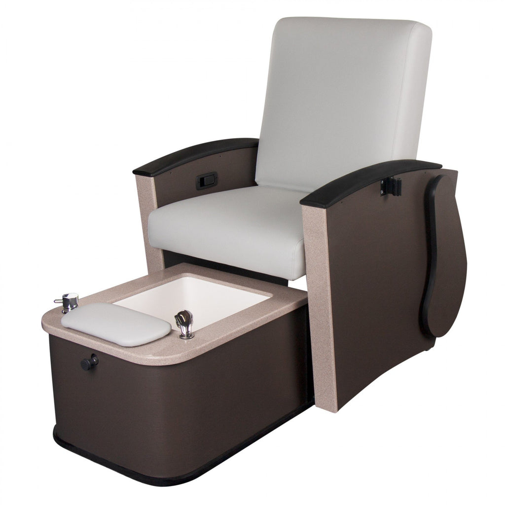 Mystia Pedicure Chair with Plumbed Footbath Living Earth Crafts - Pedicure Chairs