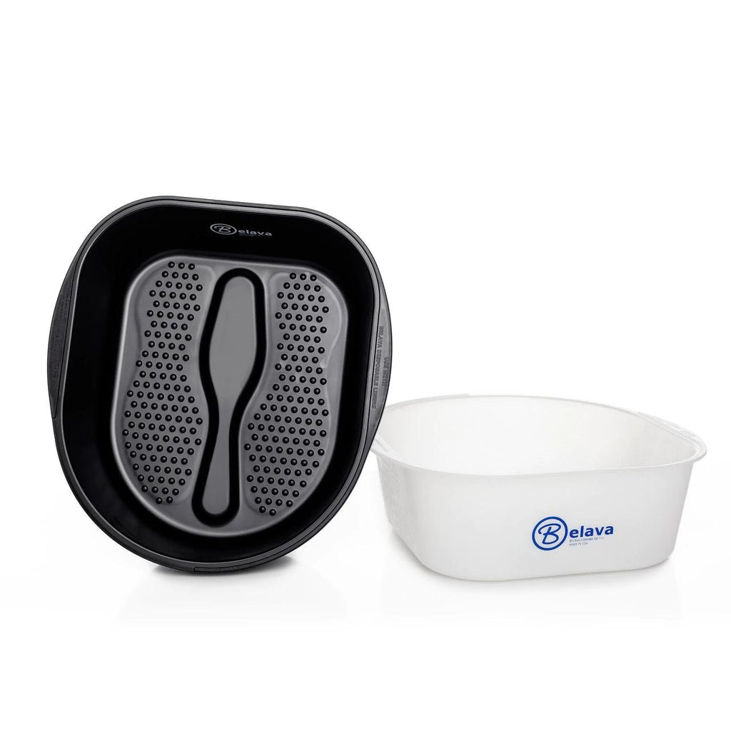 Pedicure Tub with Disposable Liners in Black Belava - Disposable Liners