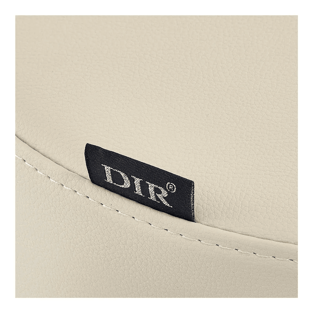 Polaris Rolling Beige Stool DIR - Stools