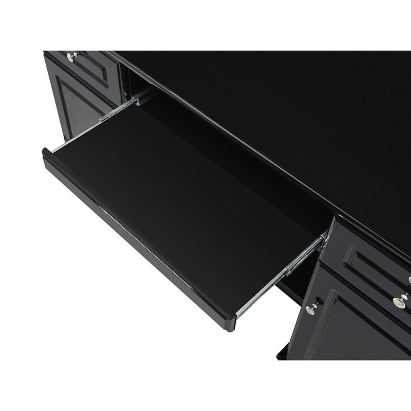 Revival II LED Illumination Reception Desk Black DIR - Reception Desks