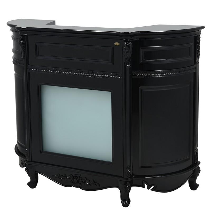 Revival II LED Illumination Reception Desk Black DIR - Reception Desks