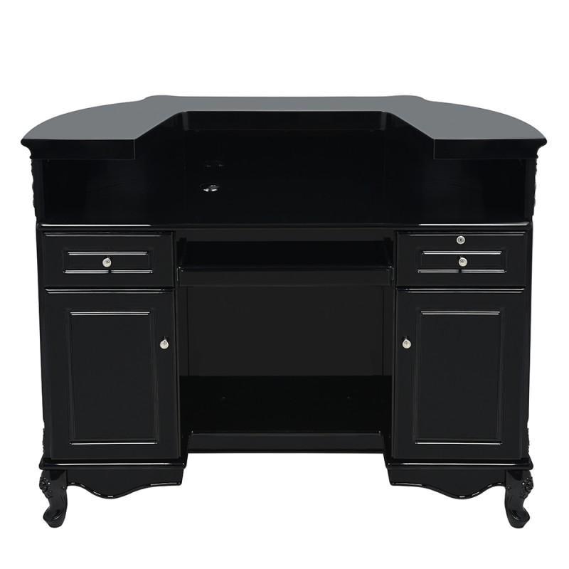 Revival II LED Illumination Reception Desk Black DIR - Reception Desks