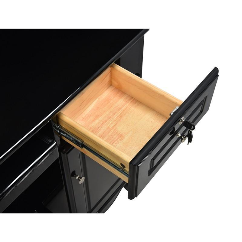 Revival II LED Illumination Reception Desk Black DIR - Reception Desks