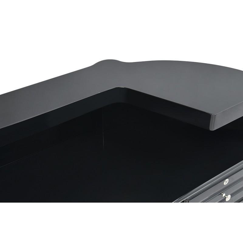 Revival II LED Illumination Reception Desk Black DIR - Reception Desks