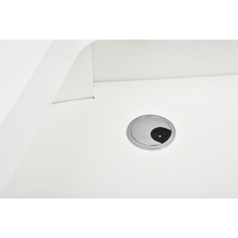 Revival II LED Illumination Reception Desk White DIR - Reception Desks