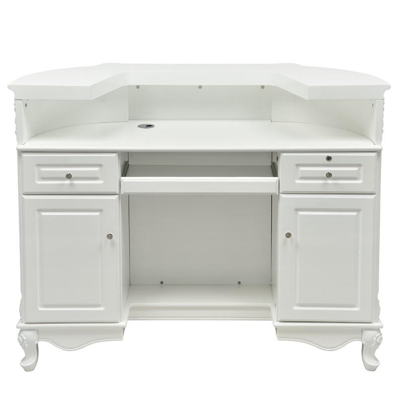 Revival II LED Illumination Reception Desk White DIR - Reception Desks