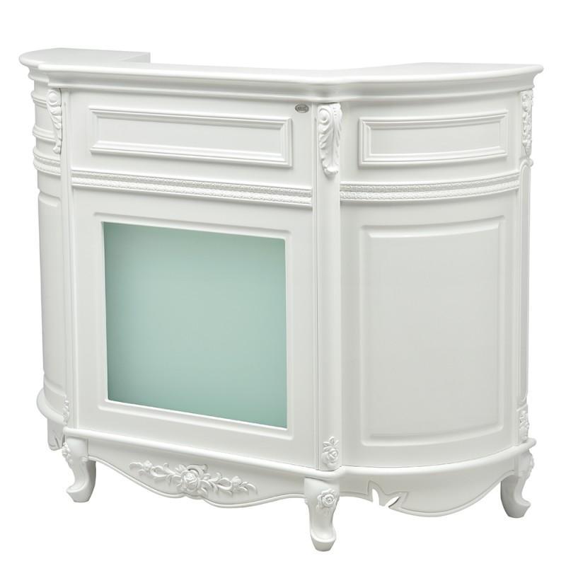 Revival II LED Illumination Reception Desk White DIR - Reception Desks