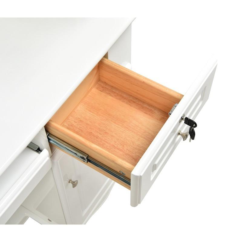 Revival II LED Illumination Reception Desk White DIR - Reception Desks