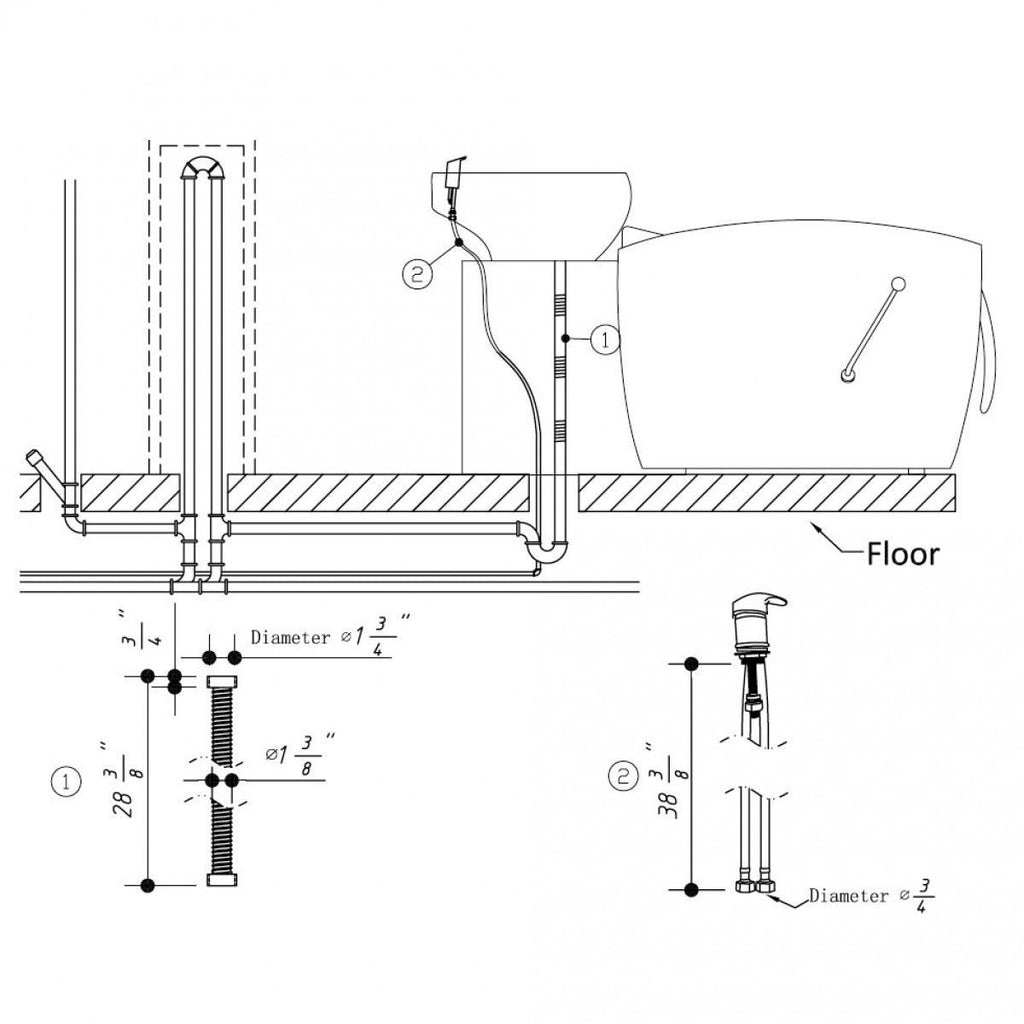 Rio Shampoo Backwash Unit in Soft Chocolate (Free Shipping) AGS Beauty - Backwashes