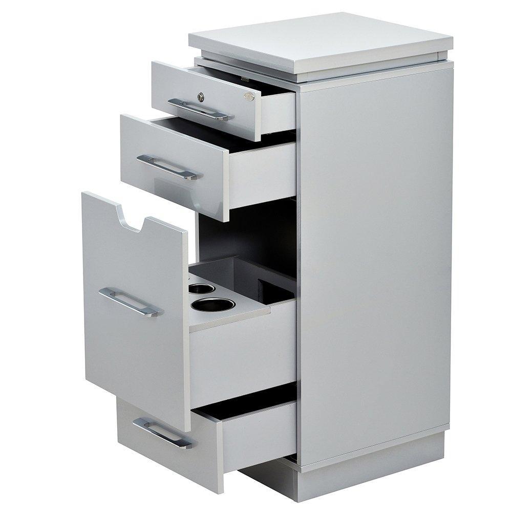 Romance Styling Station Silver - Styling Station Cabinets