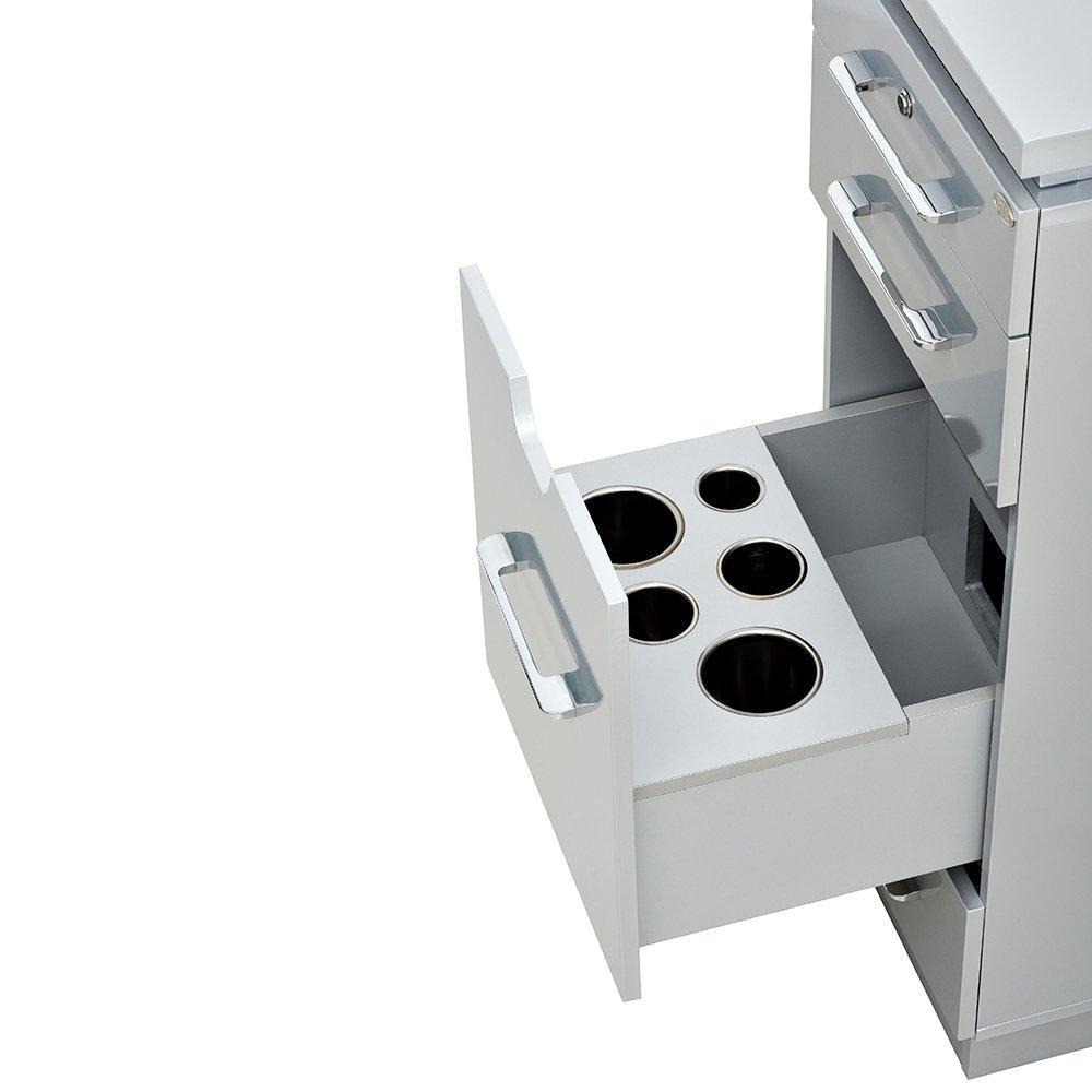Romance Styling Station Silver - Styling Station Cabinets