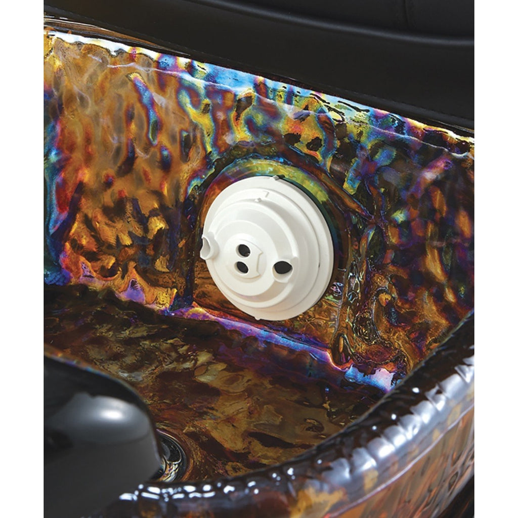 San Marino Pipeless Pedicure Spa with Glass Bowl and Shiatsu Massage Pibbs - Pedicure Chairs