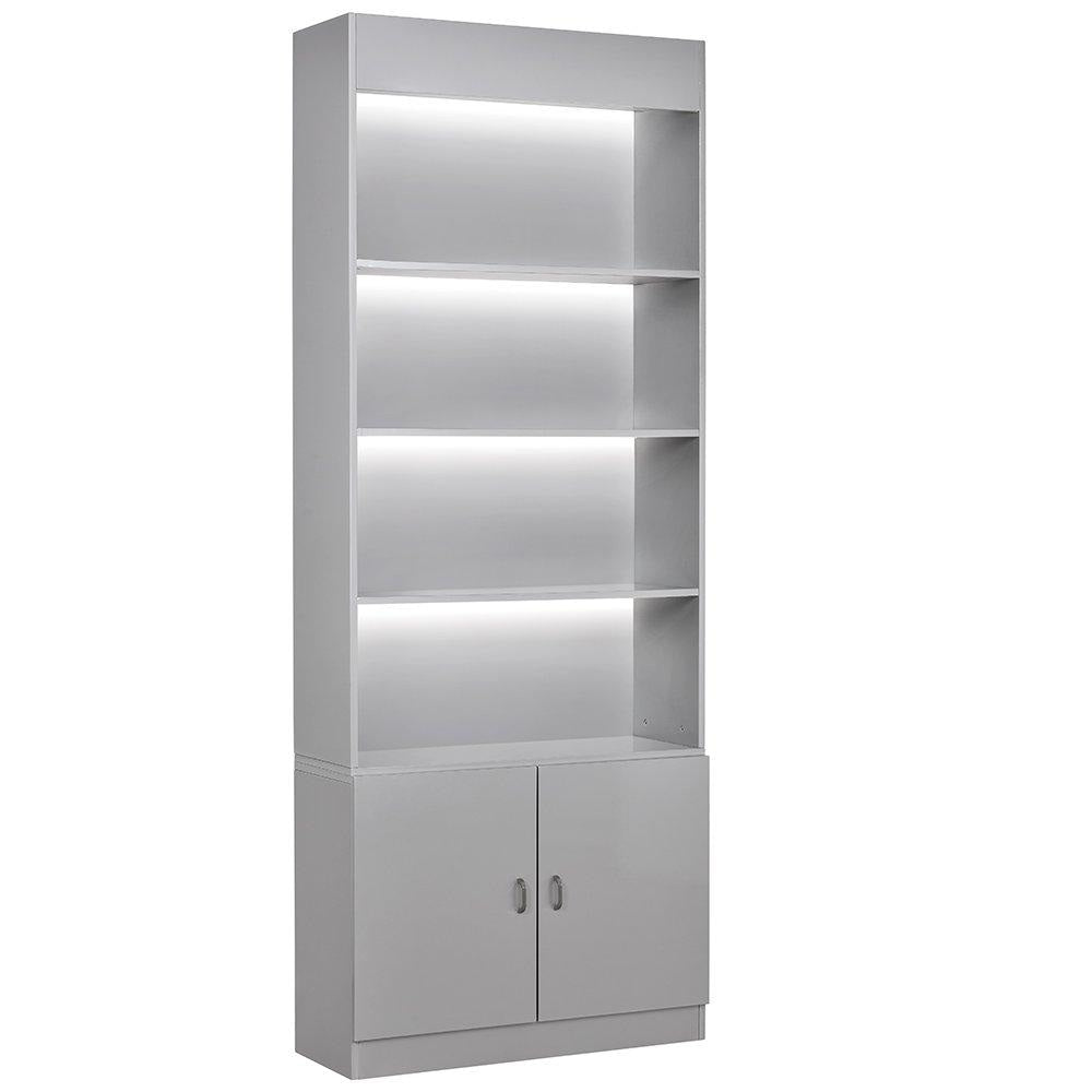 Showcase Retail Display Shelf Grey DIR - Retail Displays