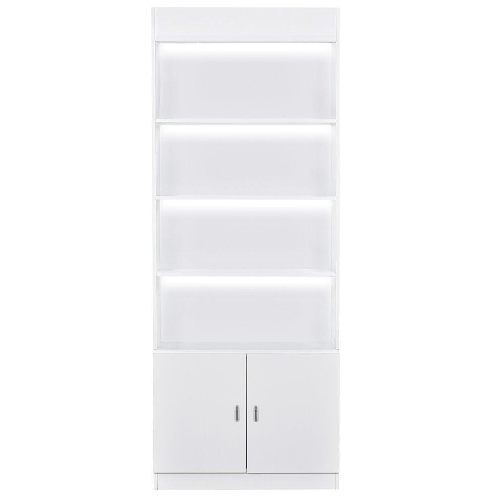 Showcase Retail Display Shelf White DIR - Retail Displays