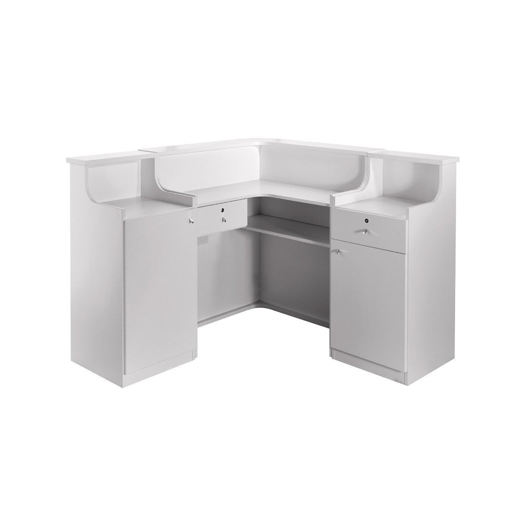 Smart Italian Reception Desk w/ LED Light Salon Ambience RD216 - Reception Desks