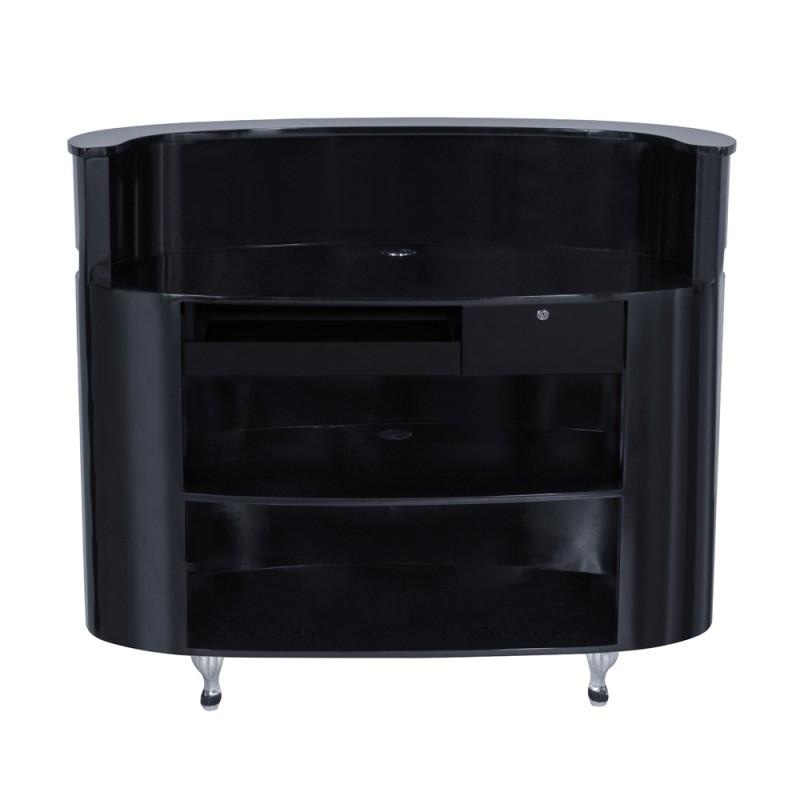 Star Ferry LED Lighting Reception Desk Black DIR - Reception Desks
