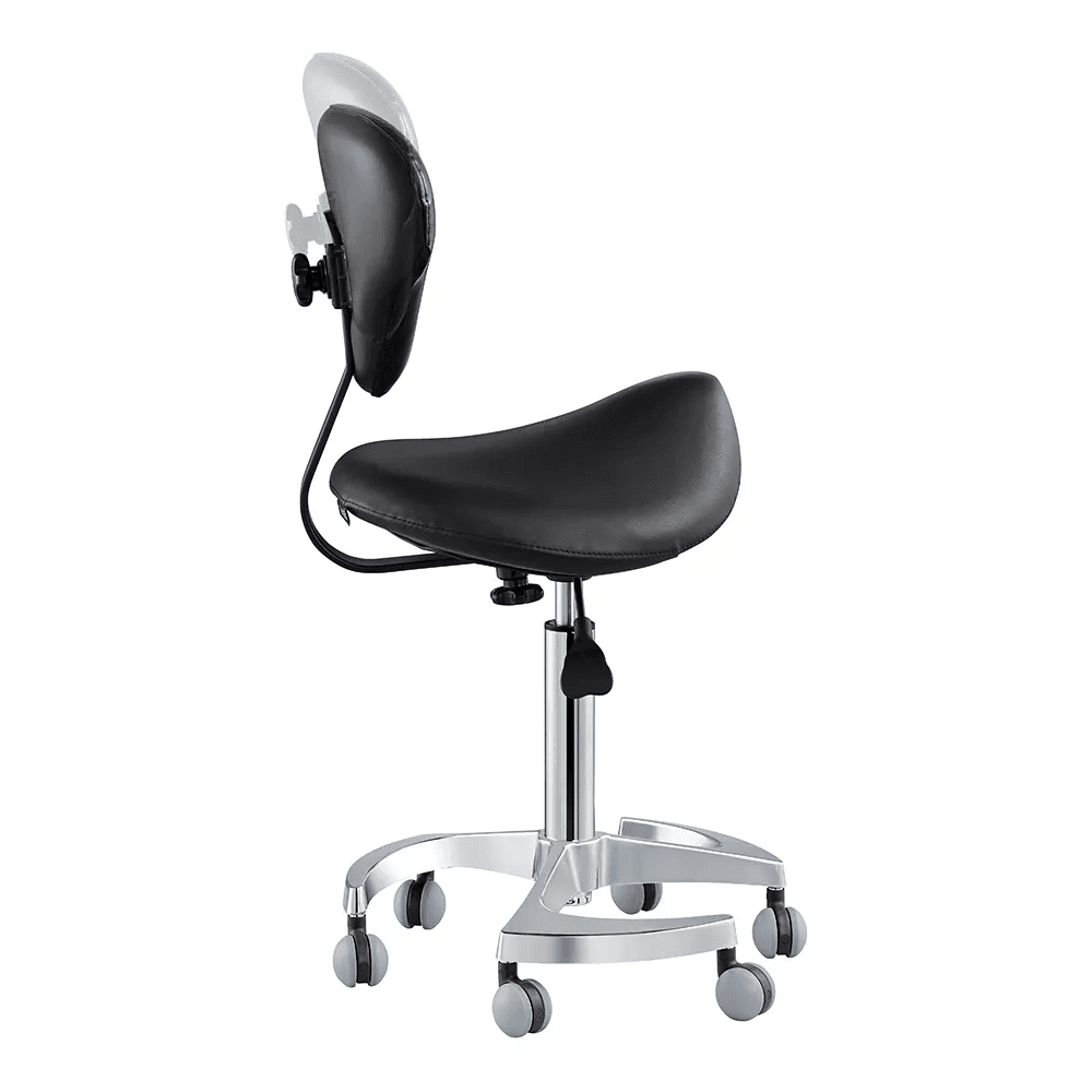 Tao Saddle Black Stool - Stools