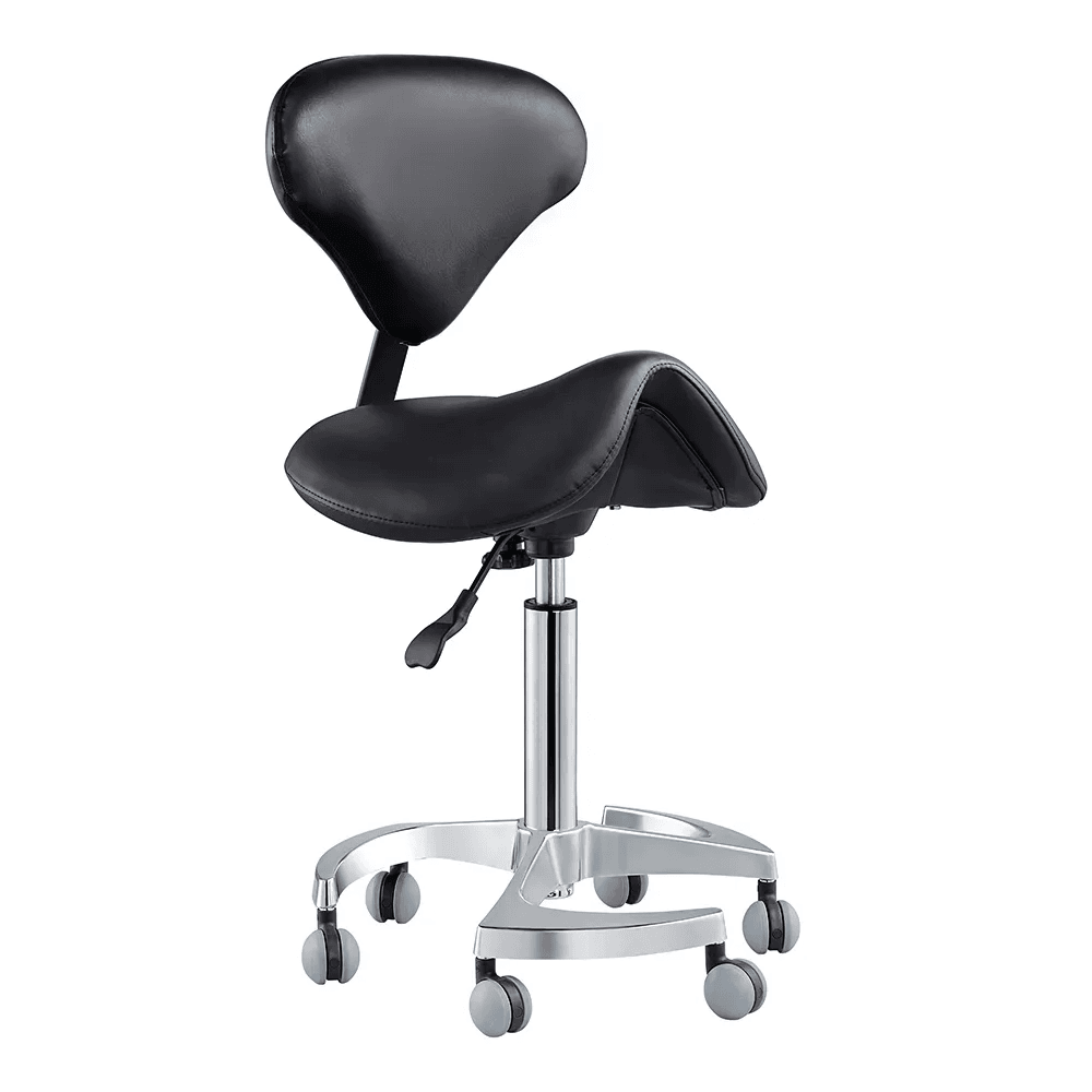 Tao Saddle Black Stool - Stools