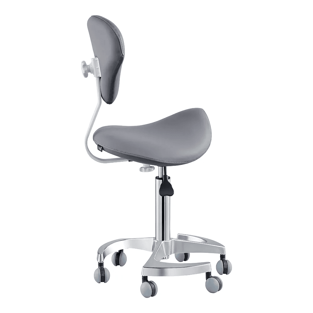 Tao Saddle Grey Stool - Stools