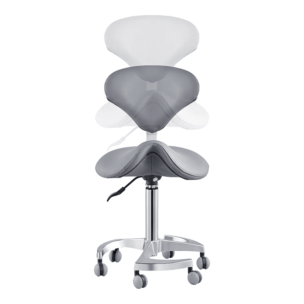 Tao Saddle Grey Stool - Stools