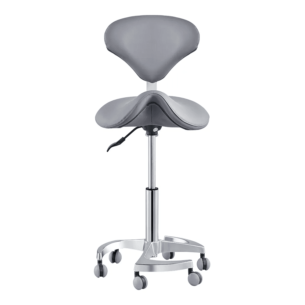 Tao Saddle Grey Stool - Stools