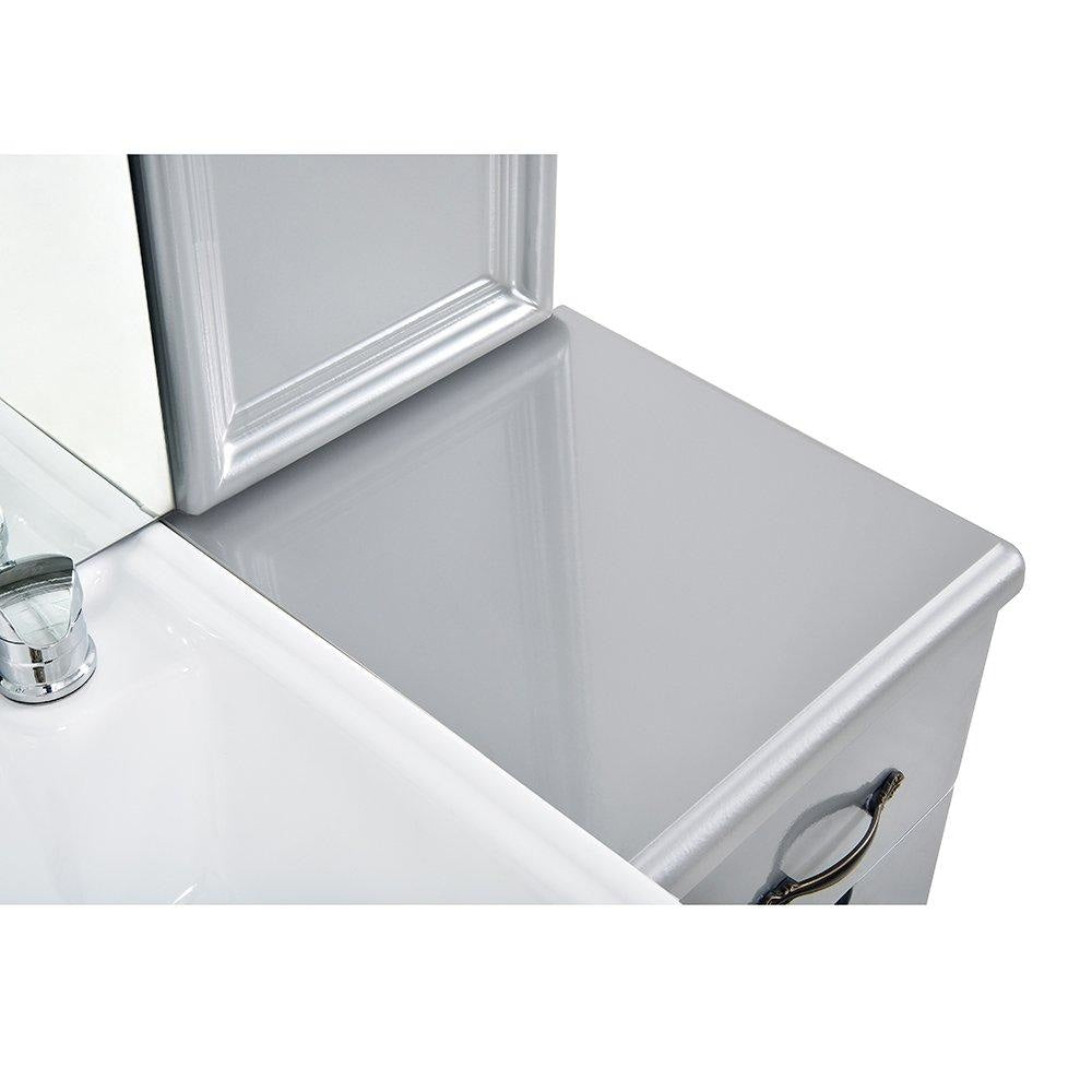 Taylor Barber Station With Sink Silver - Barber Station