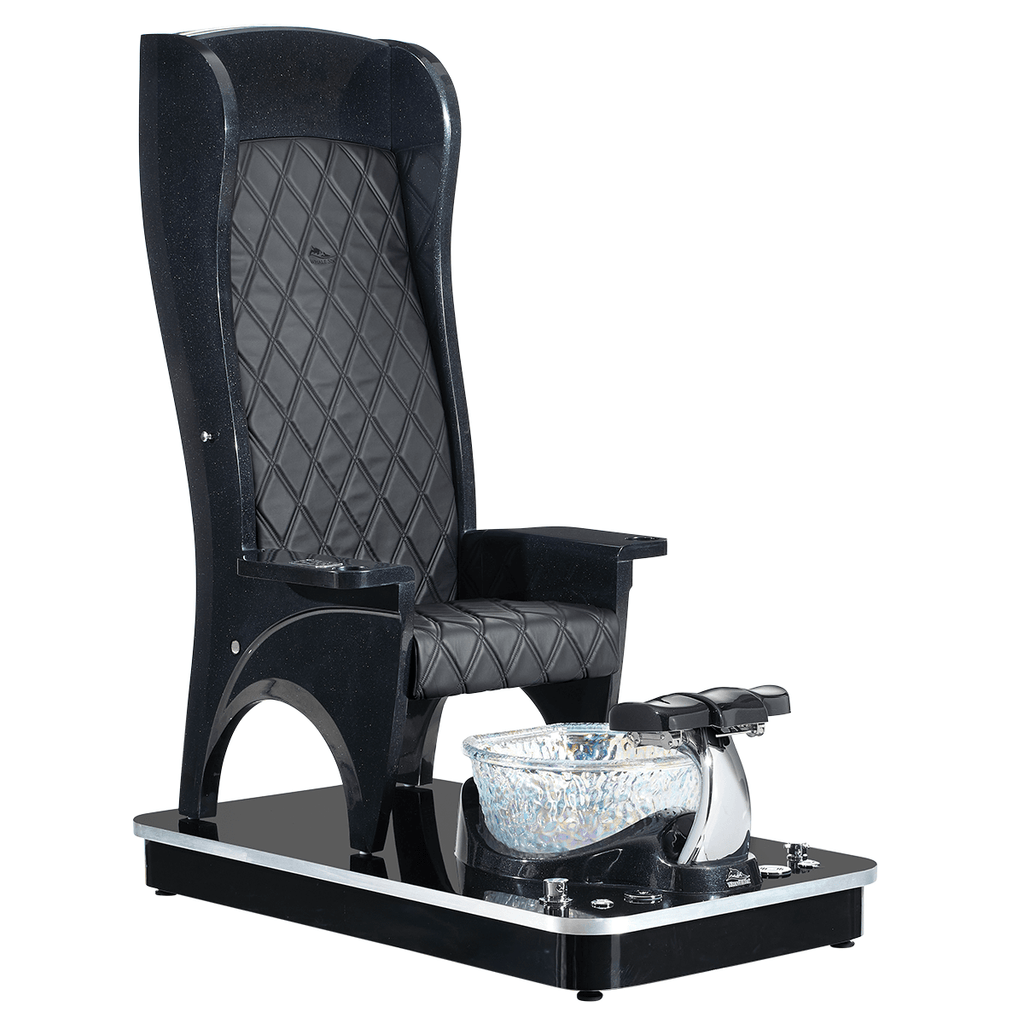 The Monarch Pedicure Spa Chair - Whale Spa - Black - Pedicure Chairs